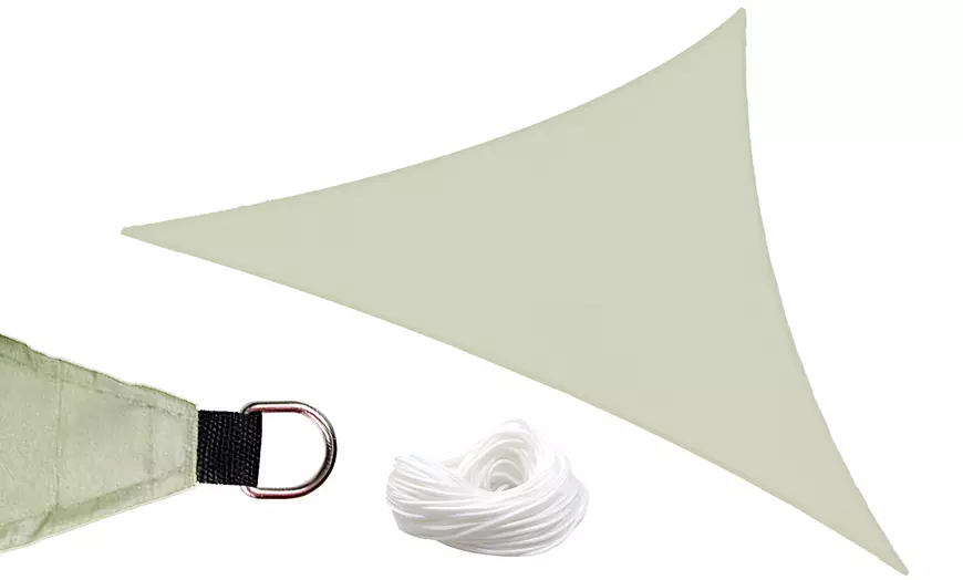Image 10: Toile triangulaire pour faire de l'ombre