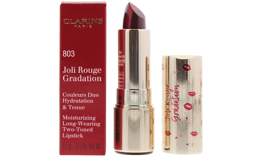 Image 3: Clarins Joli Rouge Gradation Satin Lipsticks