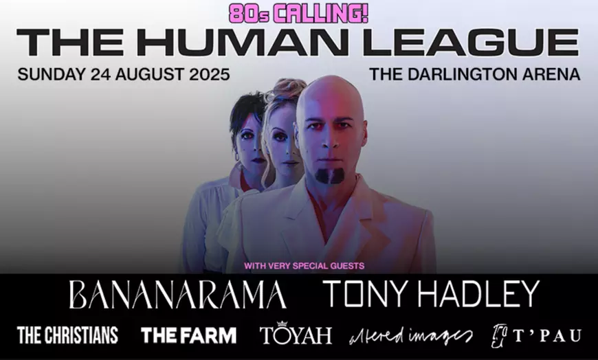 Image 1: 80s Calling! on August 24, 2025 | 12 PM at Darlington