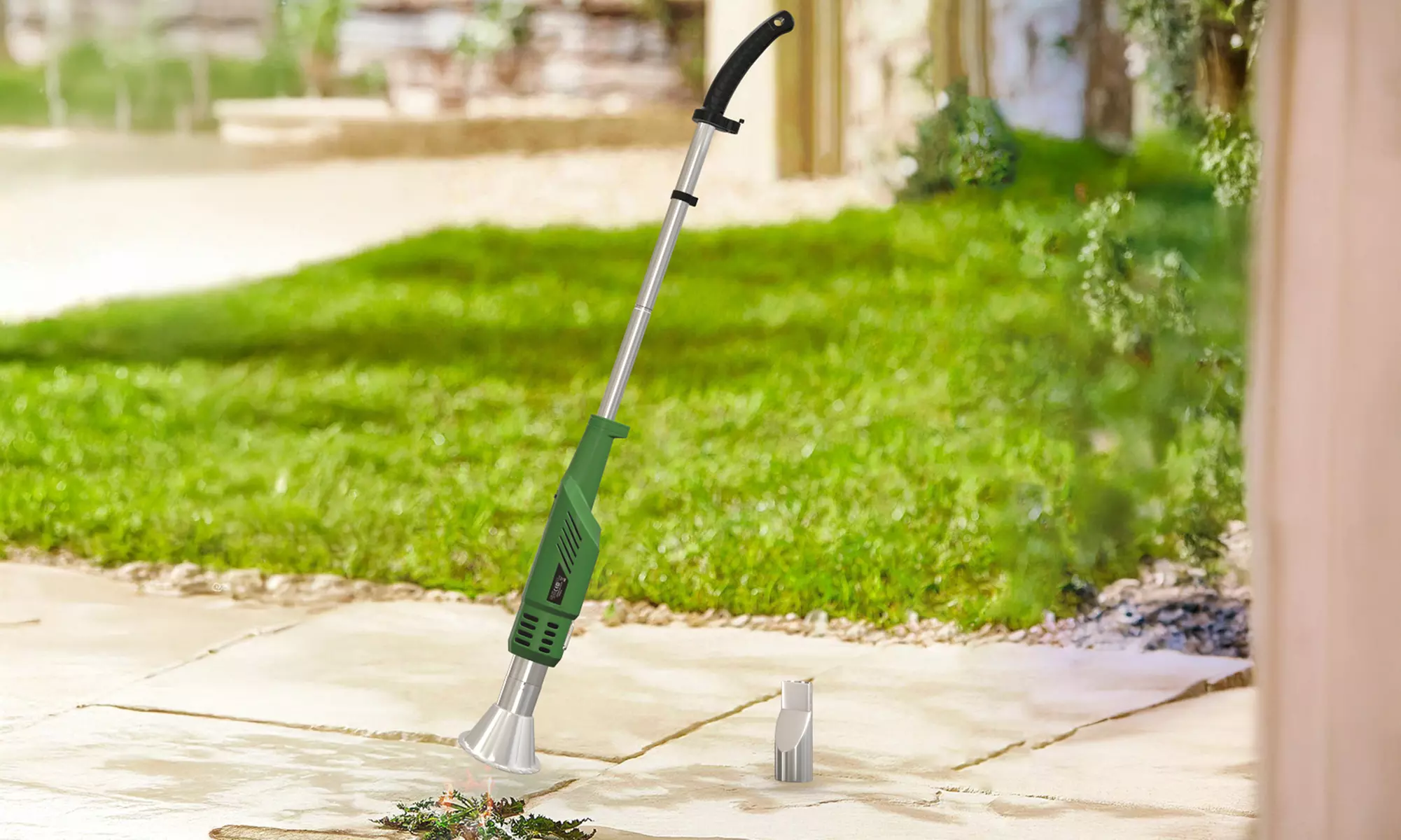 Desbrozadora eléctrica de 2000 W con calor térmico, de Herzberg - Primary Image