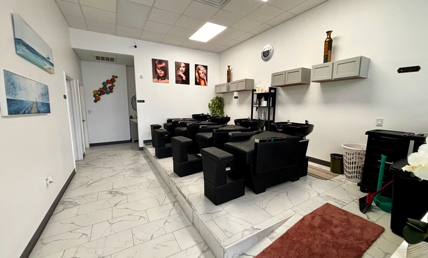 Image 3: 60-Min One Haircut, Wash & Style or 90-Min Hair End Trim & Blow-Out