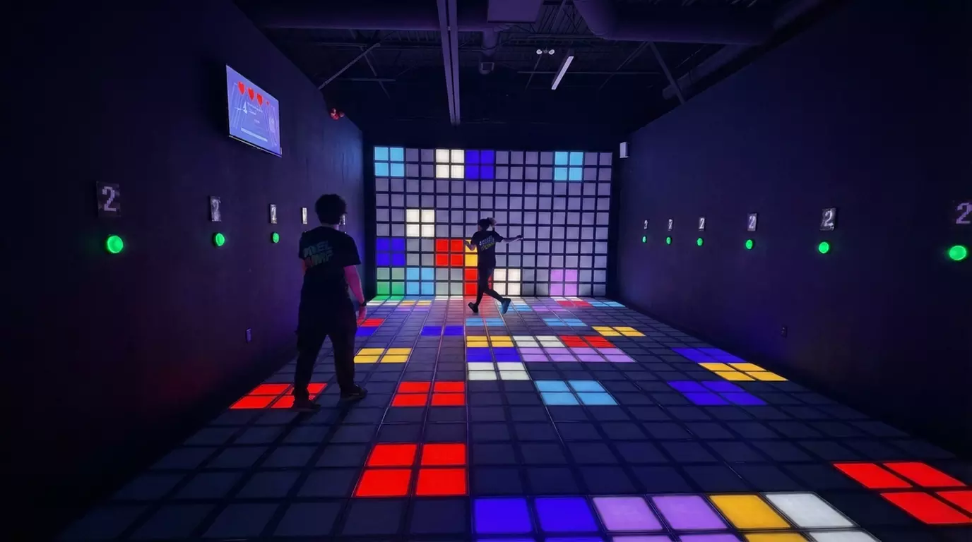 Interactive LED Tile Gaming for Two - Fort Worth, TX