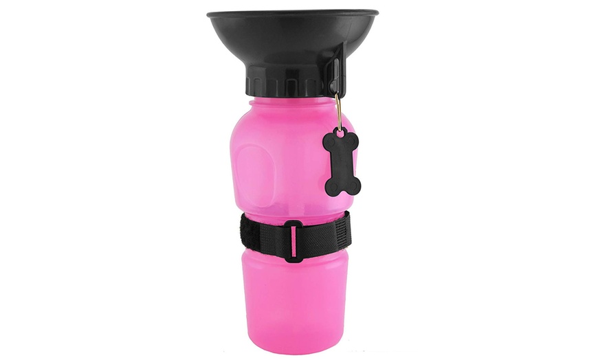 Image 7: 2-in-1 Pet Water Bottle and Bowl