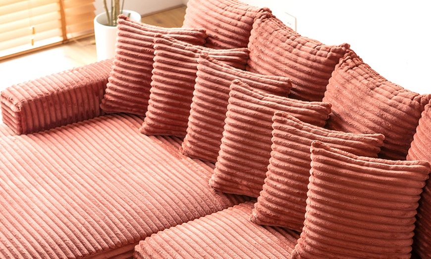 Image 17: Canapé d'angle "Kendari" de Kocoon en velours côtelé