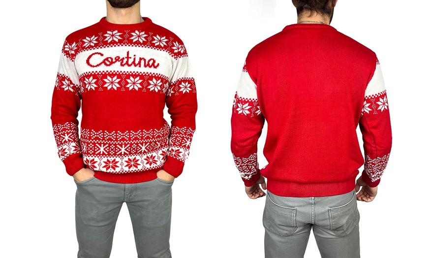 Image 11: Unisex-Pullover mit weihnachtlichem Motiv