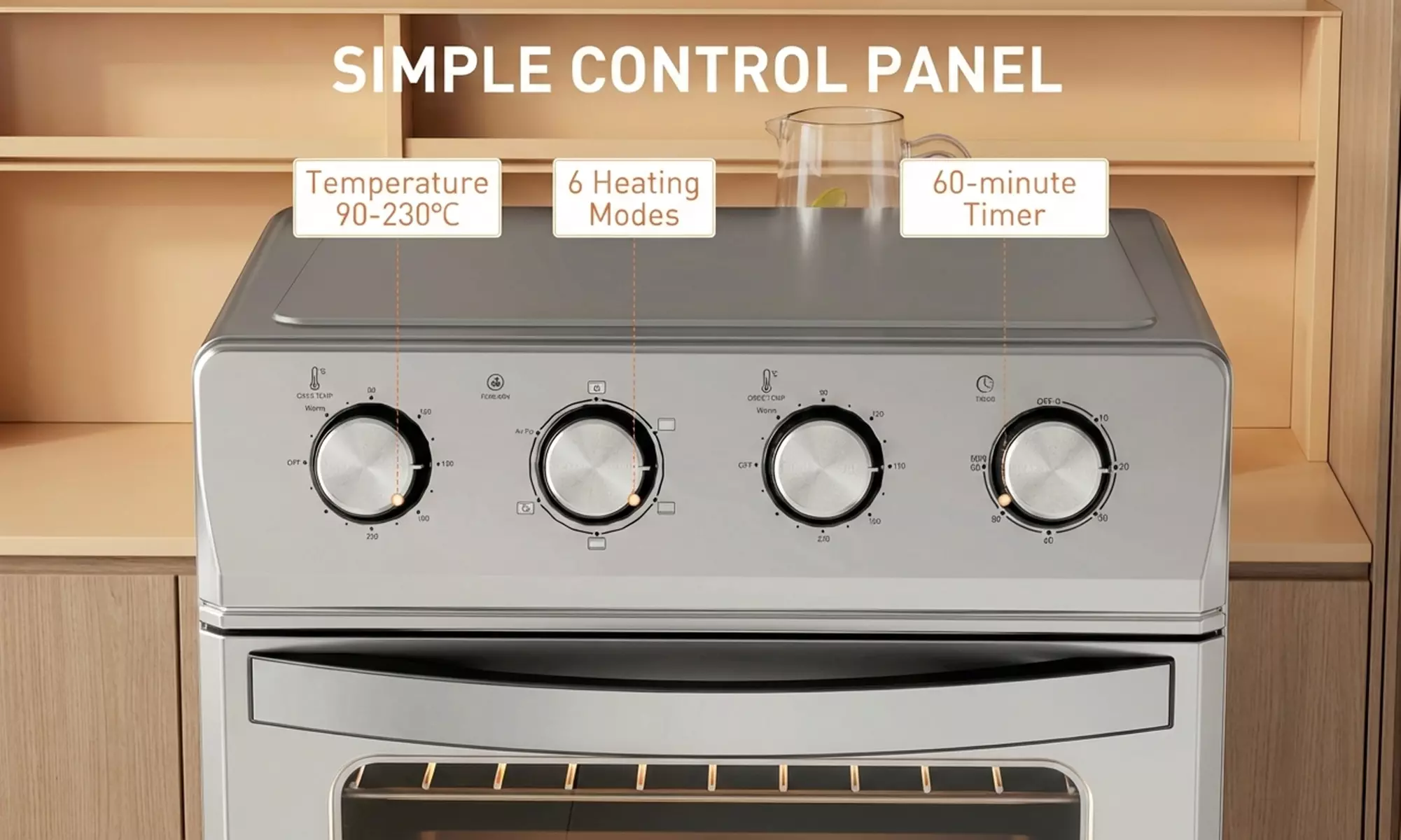 HOMCOM Air Fryer Oven