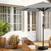 Image 8: Rotatable Solar Lighting Garden Umbrella with Fillable Base