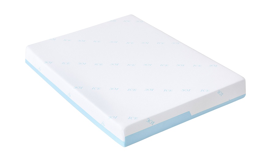 Image 5: Sampur traagschuimmatras met verkoeling en universele ondersteuning