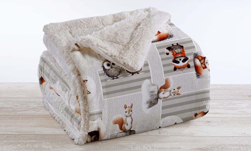 Image 18: Sherpa-Kuscheldecke