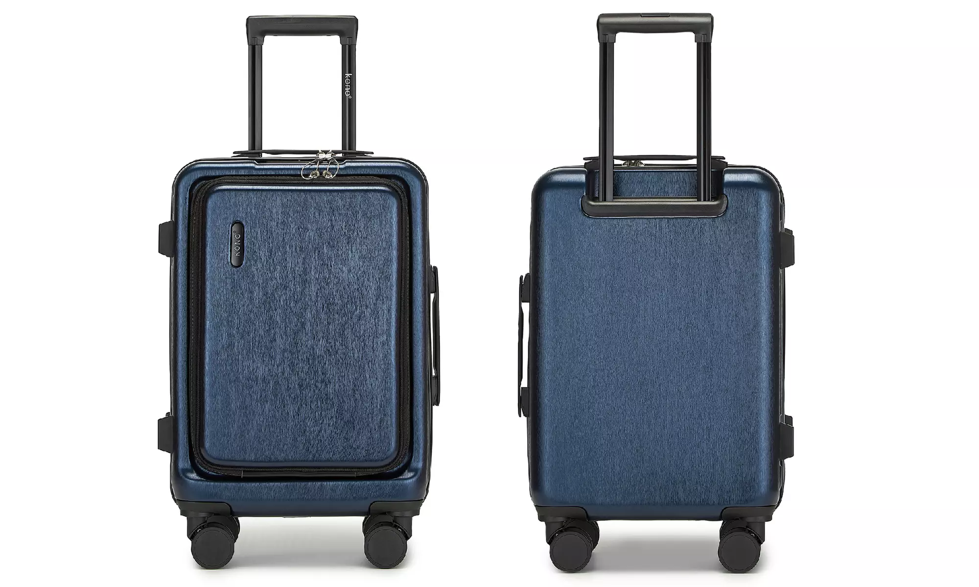 KONO Hardshell Luggage Set with TSA Lock and 360° Spinner Wheels