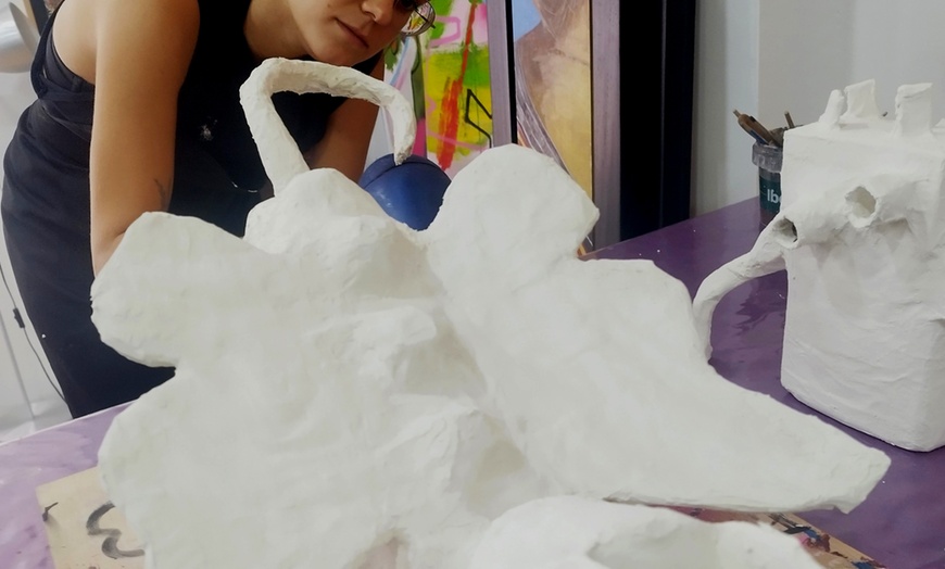 Image 3: Taller de escultura en papel maché, cuatro clases para 1 o 2 