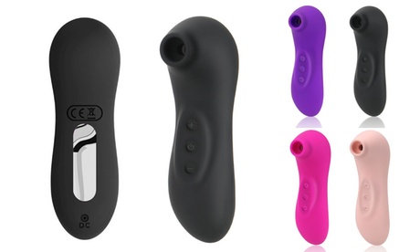 10 Frequency G-spot Stimulate Clitoral Suction Vibrator with Heating Shaft Purple