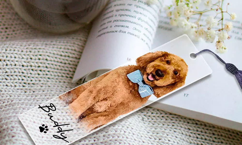 1 or 2 Customized Bookmarks - Choose your Design, Photos and Text