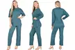 Want Clothing Ribbed 2-Piece Wide Leg Loungewear Suit - Image 7