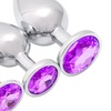 Image 14: 3Pcs ItBelongs2U Metal Jewelry Anal Plugs Trainer Beginners Advanced Users