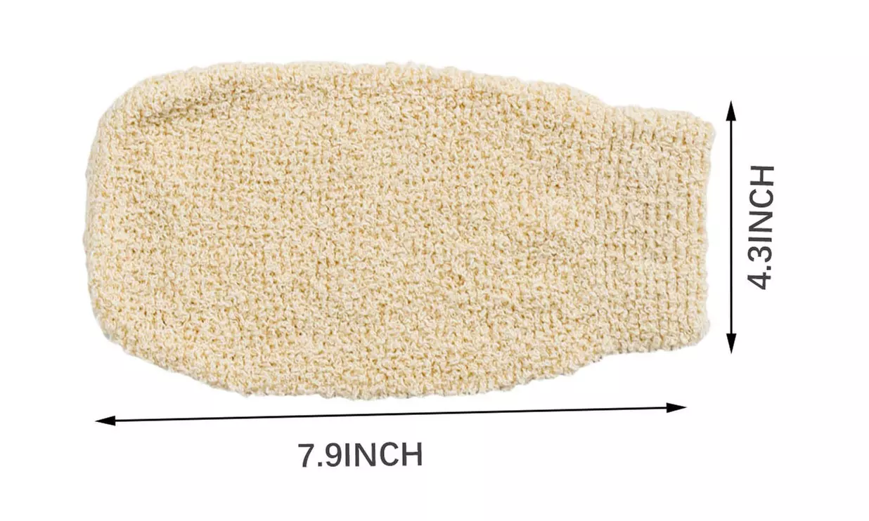 Exfoliating Bath Scrubber Gloves Wash Cloth Shower Spa Body Brush Sponge