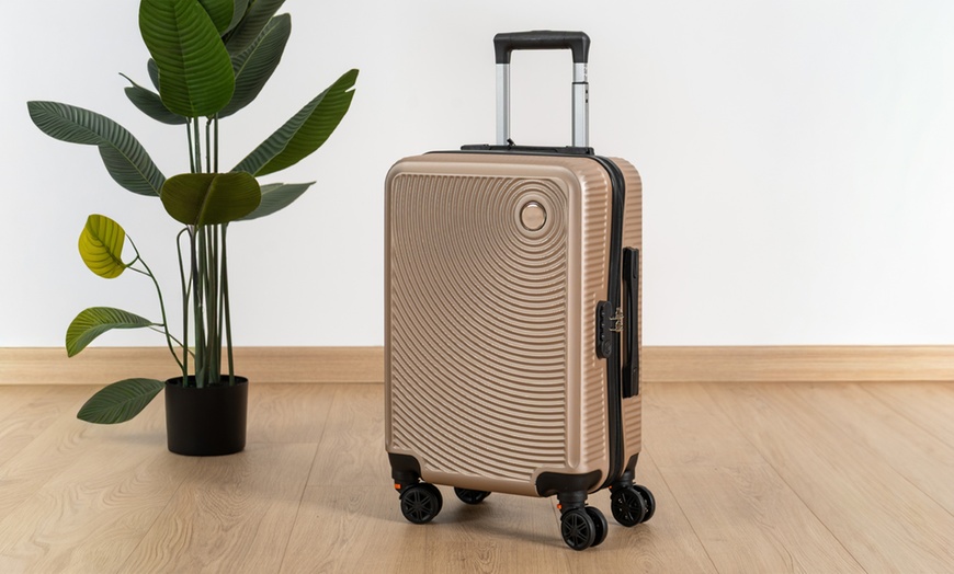 Image 6: ABS handbagage trolleykoffer in 10 kleuren