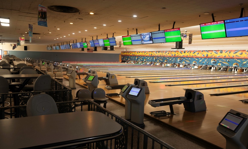 Image 1: StrikeUp Some Fun Unlimited Weekday 60/90 Min Bowling @Hanover Lanes