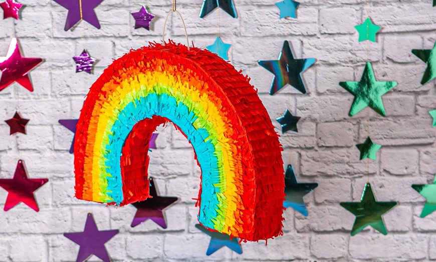 Image 21: Colourful Pinata with Pull String