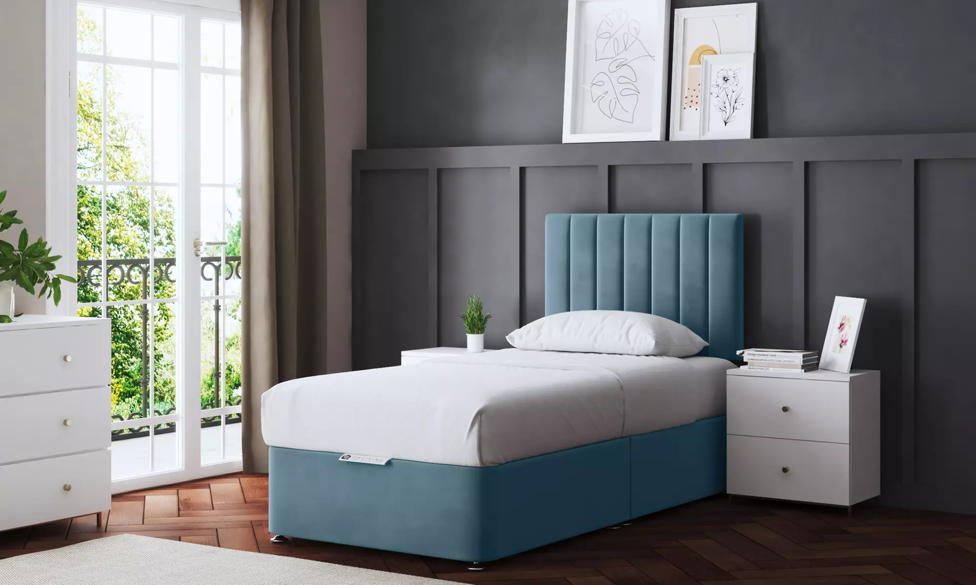 Amelia Panel Divan Bed