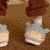 Image 4: Warm and Cute Shark Bee Cotton Slippers