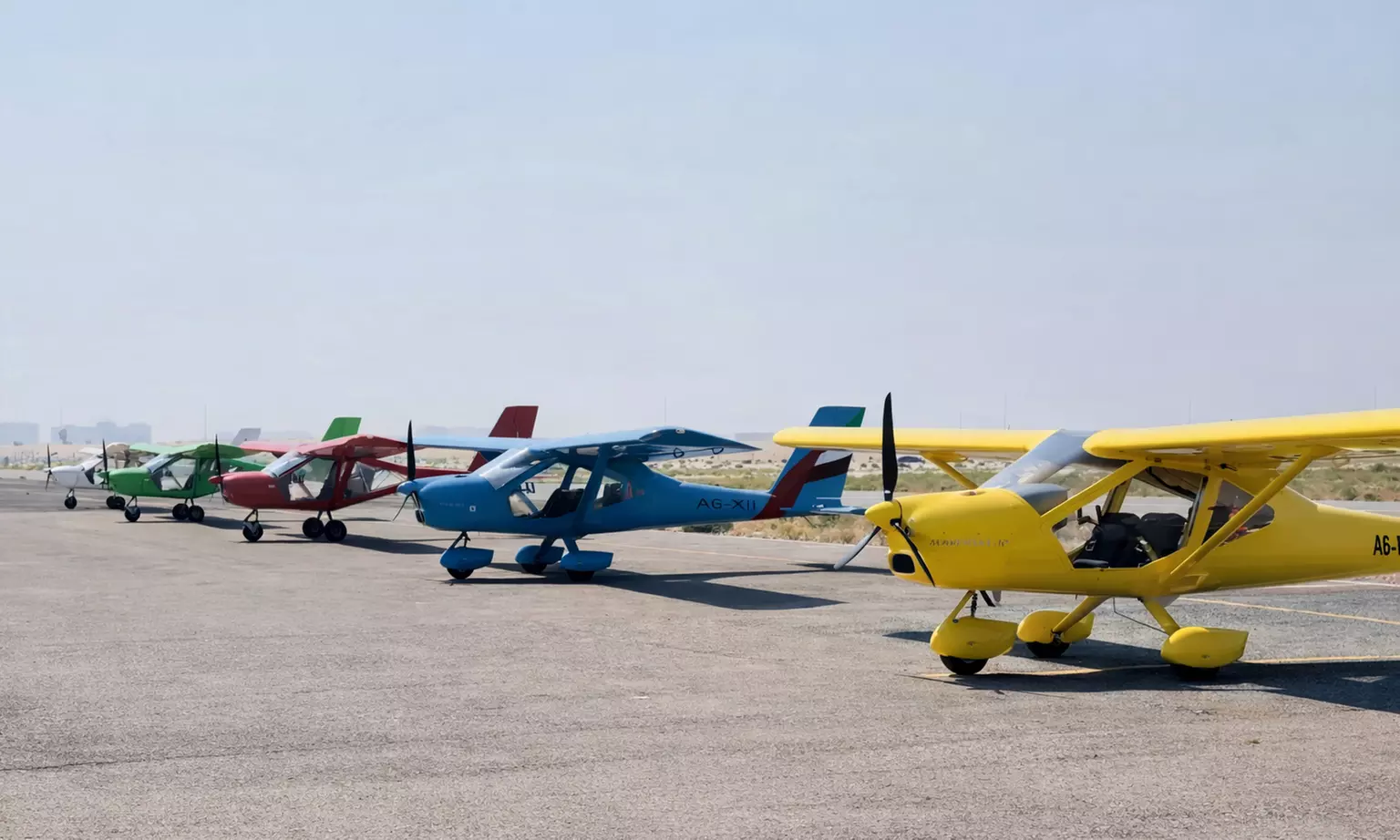 20, 30, or 60-Minute Microlight Flying Experience (Ras Al Khaimah)