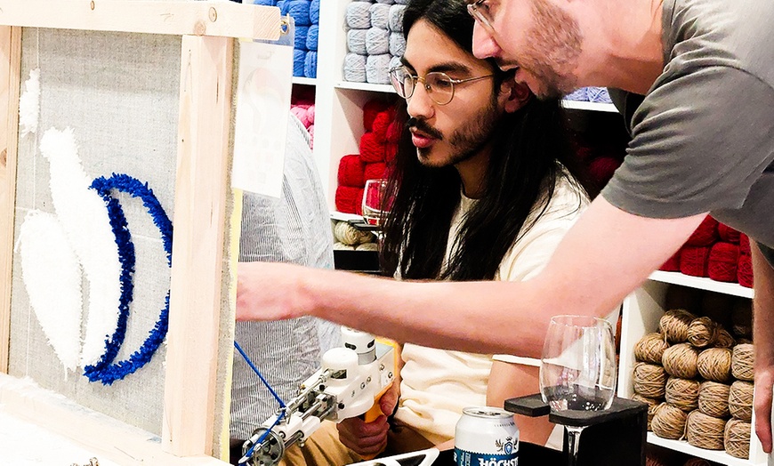 Image 9: Diseña tu propia alfombra: taller de tufting de 2,5 horas para 1