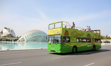 1 billete para niño para autobús turístico verde con viajes ilimitados durante 48 horas - TOUR POR VALENCIA