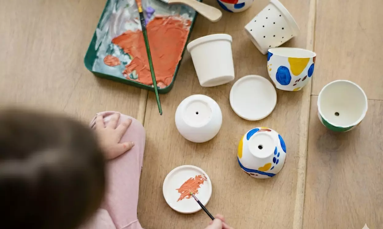 Keramik bemalen: 3 Stunden Tasse gestalten für 1 oder 2 Personen