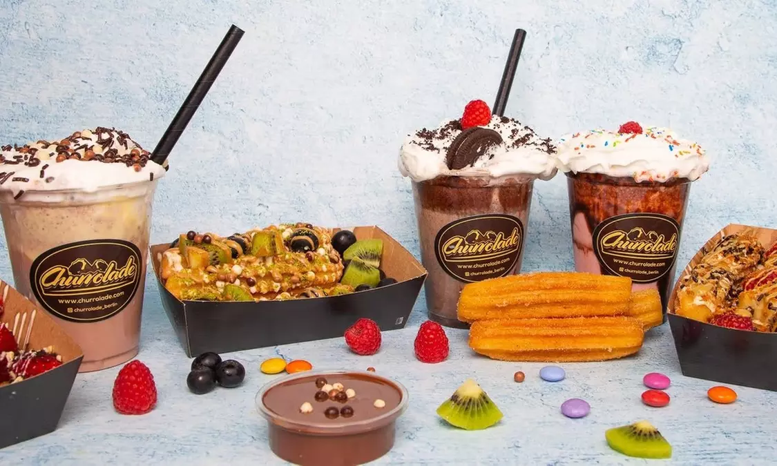 Churros für 2: Verschiedene Varianten, opt. + hausgemachten Getränken