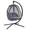 Image 2: Outsunny Hanging Egg-Shaped Chair