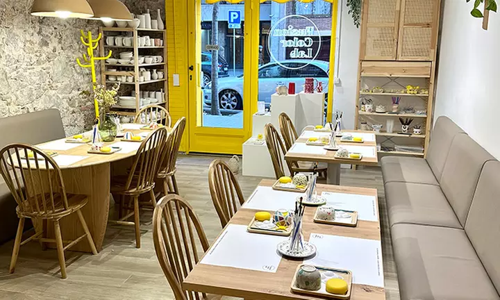 Taller de pintura en cerámica para 1, 2 o 4 personas