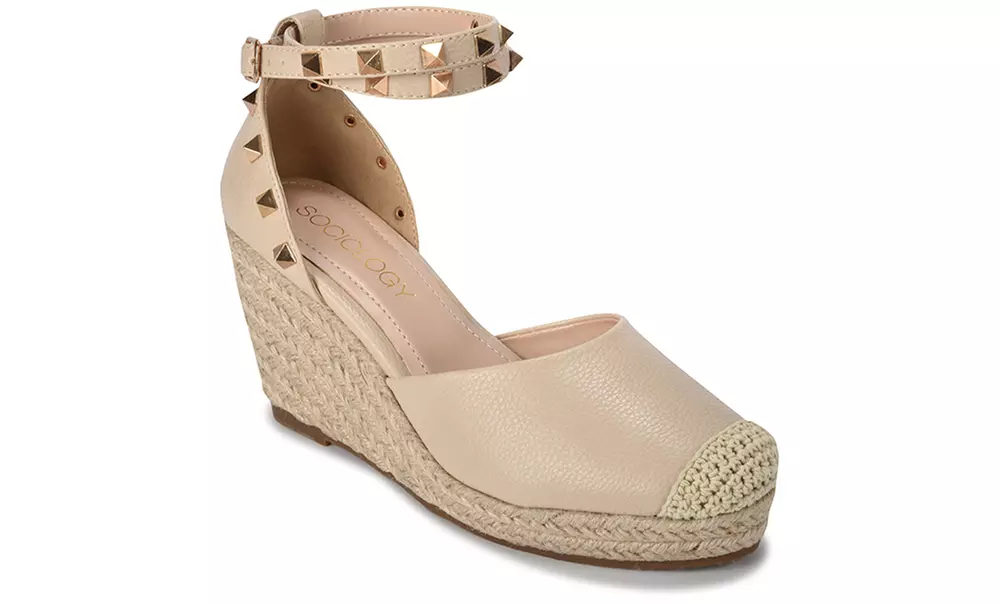 Sociology Chante Women's Studded Espadrille Sandals | Groupon Exclusive (Size 11) - Primary Image