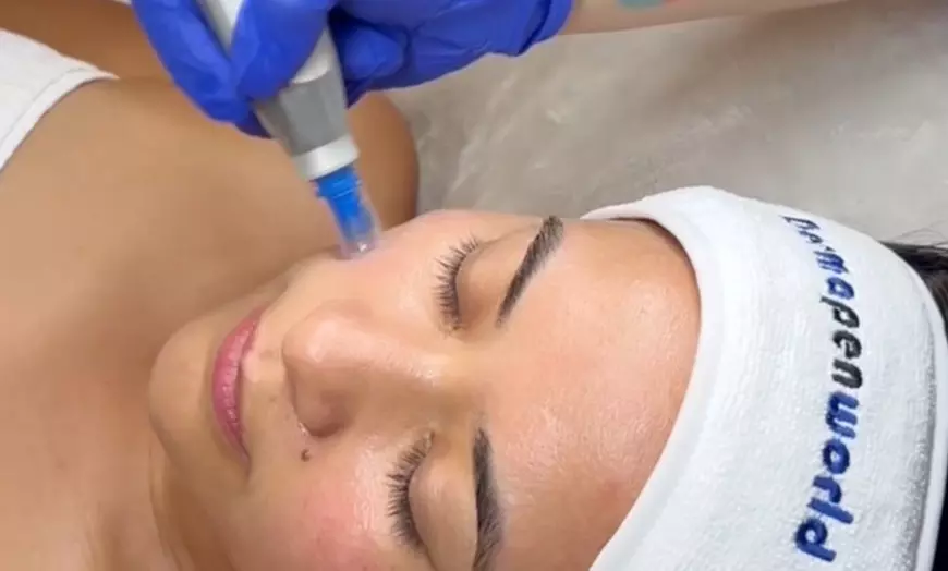 Image 1: One or Two Sessions: Dermapen 4 Full-Face Skin Needling w/ LED Light