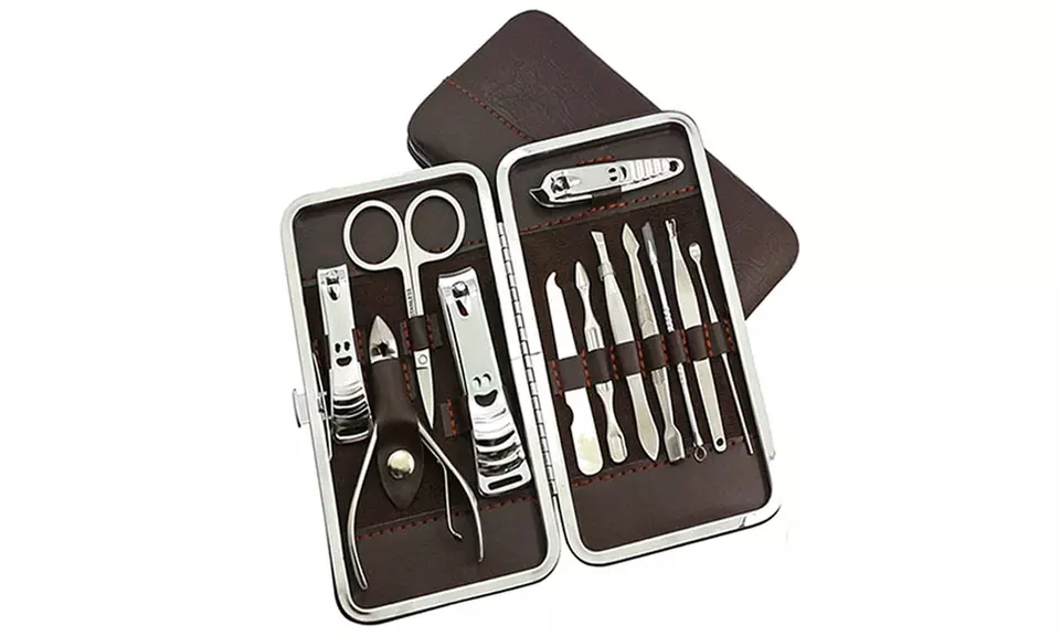 12pc Manicure & Pedicure Nail Grooming Kit