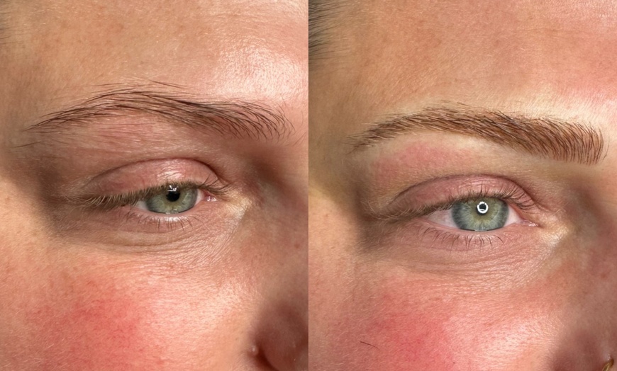 Image 1: Get One Eyebrow Microblading Session with Optional 6-Week Touch-Up