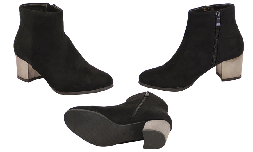 Image 3: Women's Suede-Look Chelsea Boots