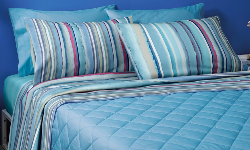 Image 23: Completo letto matrimoniale 100% cotone di Bassetti