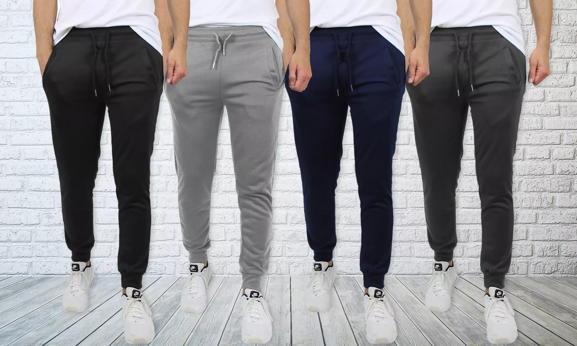Men's French Terry Jogger Lounge Pants (Sizes S-2XL)