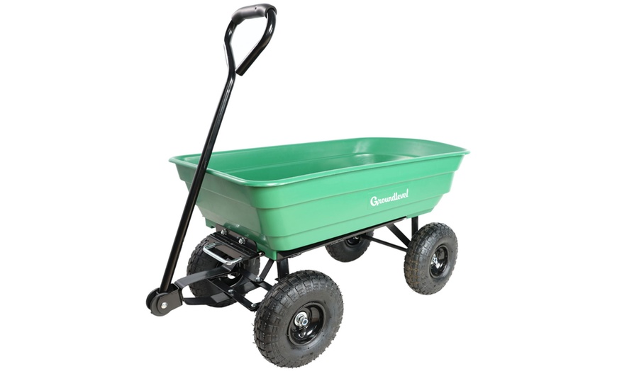 Image 6: Heavy-Duty Tipper Garden Cart