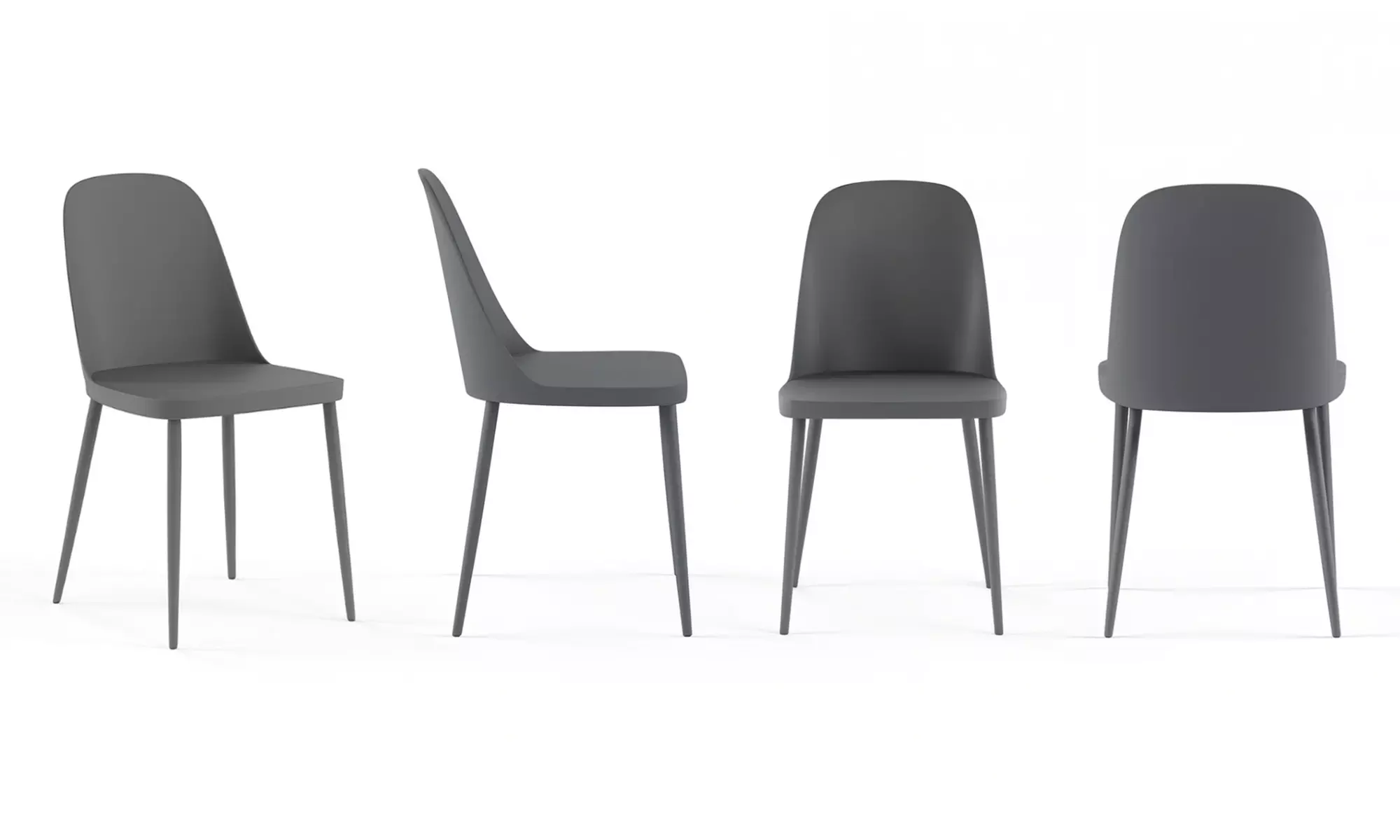 Set di 4 sedie Athena