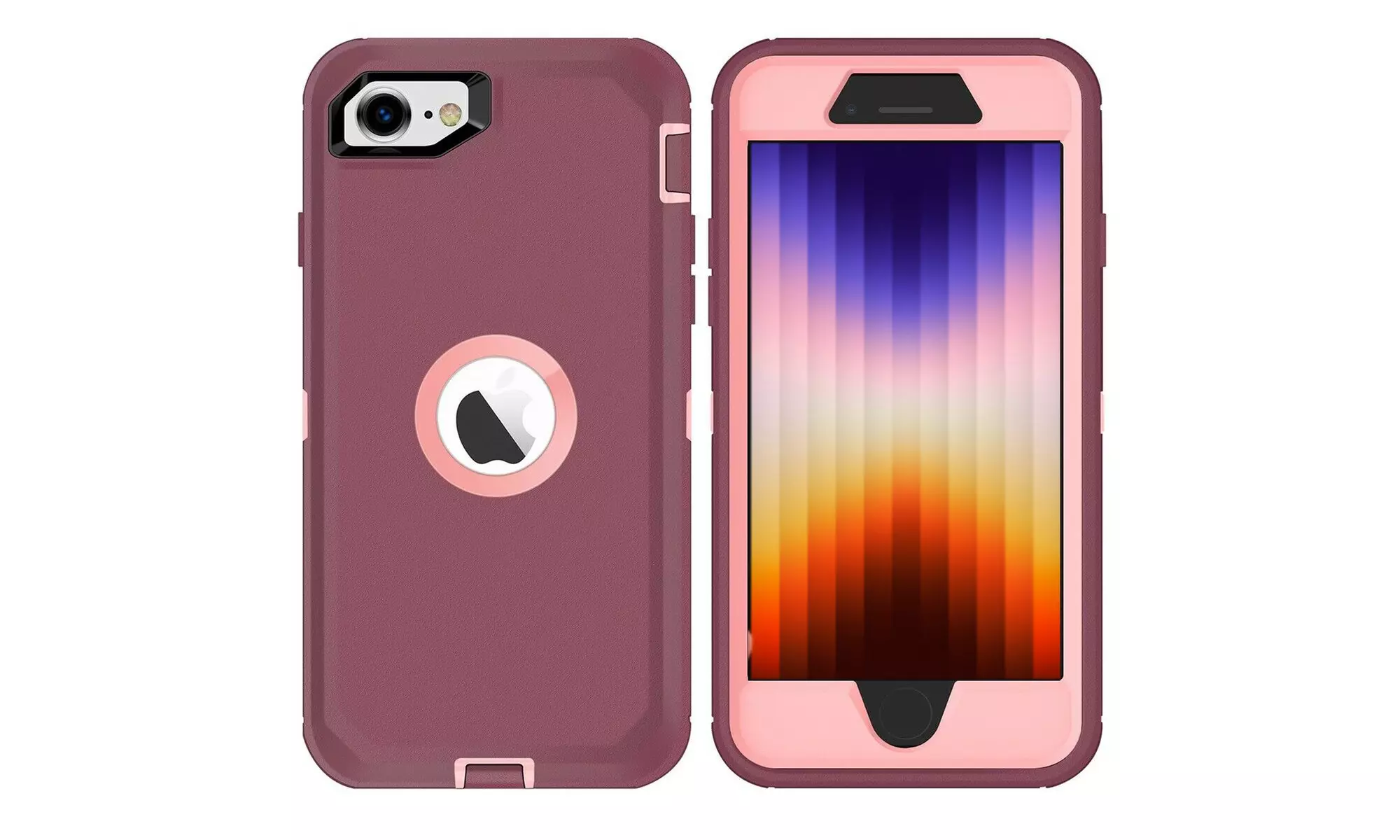 Case For iPhone SE 3rd Gen 2022 Shockproof Heavy Duty Built-in Screen Protector
