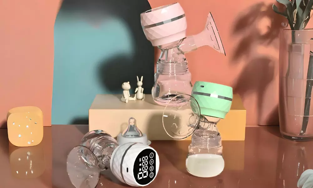 Sacaleches eléctrico con biberón