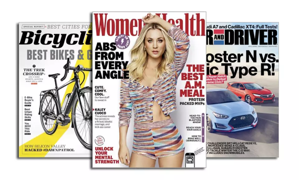 One-Year Subscription to Hearst Magazines with a Value up to $59.88 (Up to 92% Off)  - Second Medium