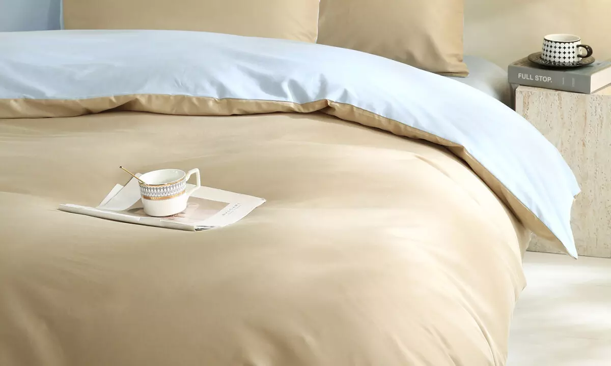 Reversible Pure Cotton Pillowcase Pair