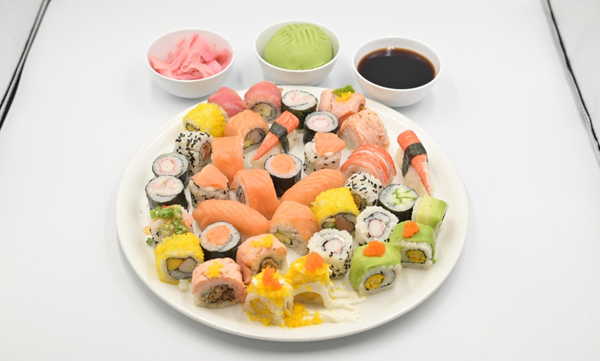 Image 1: All You Can Eat Sushi Buffet for 1 Child (5-12 yrs), 1 or 4 Adults 