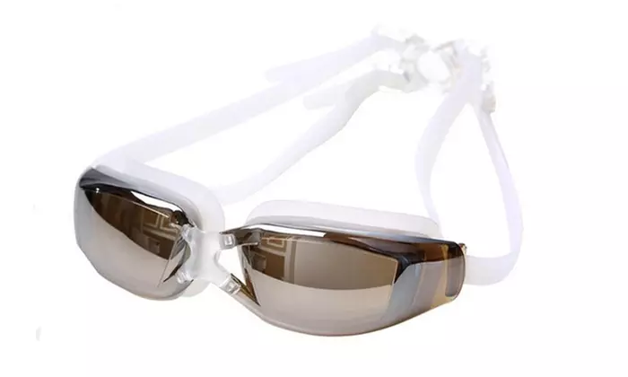Swim Goggles, No Leaking, Anti-Fog UV Protection Swimming Goggles