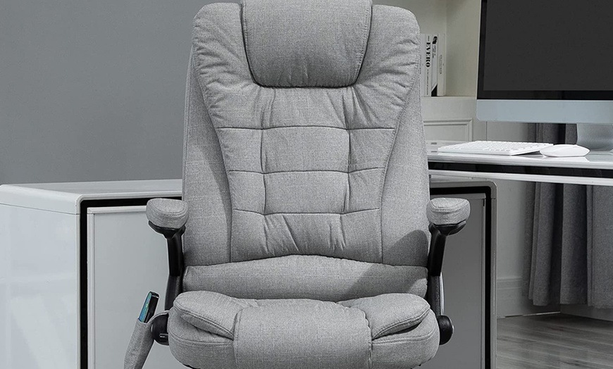 Image 15: Vinsetto Massage Office Chair