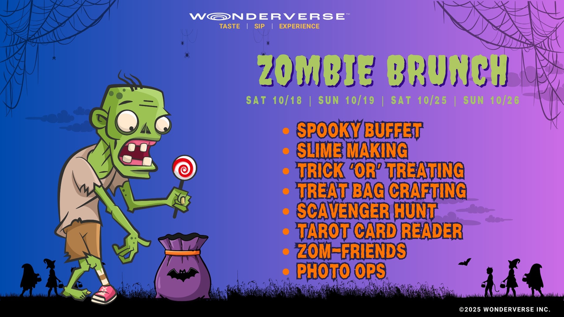 Zombie Brunch at Wonderverse w/ Option to Get Unlimited PlayCard