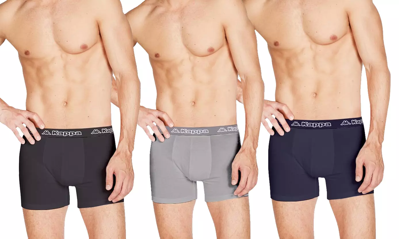 Packs de 2, 3 ou 6 boxers en coton Kappa - Primary Image